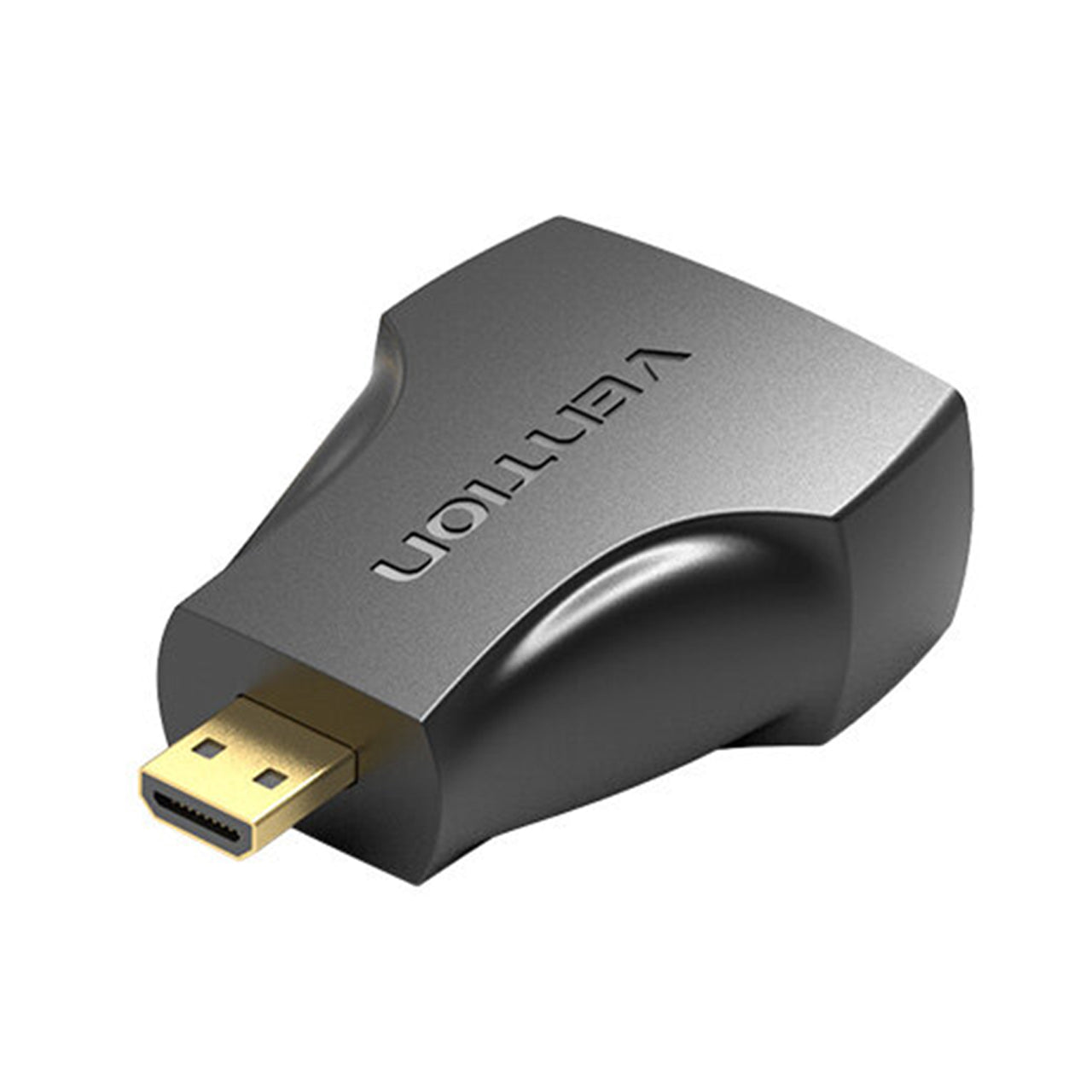 Vention Micro HDMI Male to HDMI Female Adapter 1080p 60Hz Gold-plated Rust/Oxidation Resistant for Stable Transmission (AITBO)
