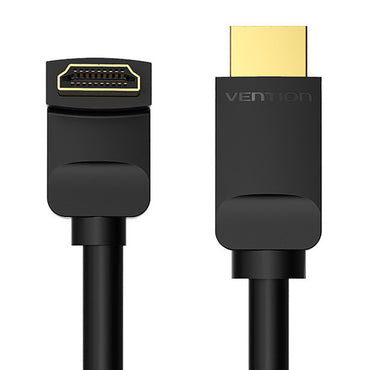 Vention HDMI 2.0 Cable Right Angle 270 Degree (Male to Male) 4K Ultra HD 3D 60Hz Video Cable (Different Lengths Available) (AAQ)