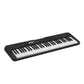 Casio CT-S300 61-Key Black Slim Touch-Sensitive Piano Keyboard with Expression Control, LCD Screen, Sound Preset, Built-in Effects