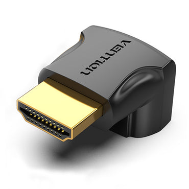 Vention HDMI 90 Degree Male to Female Adapter 4K 60Hz Gold-plated Elbow Design with Backward Compatibility Support (AIOBO)