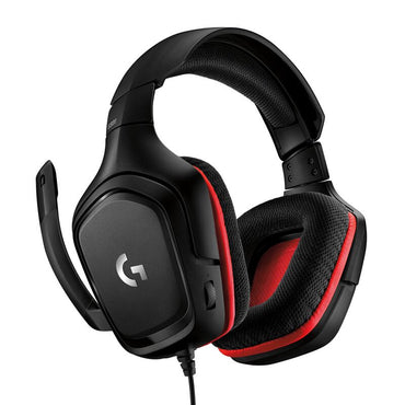 [CLEARANCE] Logitech G331 Stereo Gaming Headset Wired Headphones with 6mm Flip-to-mute Mic 50mm Drivers Volume Wheel