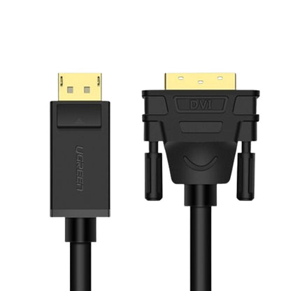 [CLEARANCE] UGREEN 1080P 60Hz DisplayPort DP Male to DVI (24+1) Male Gold-Plated Cable Connector with Button Design, Multiple Internal Shielding for Laptop, Graphics Card, HDTV (2M) | 10221