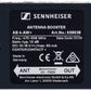 Sennheiser AB4-AW+ Inline Antenna Booster 470MHz to 558MHz with BNC Connectors Metal Housing for Signal Loss Compensation