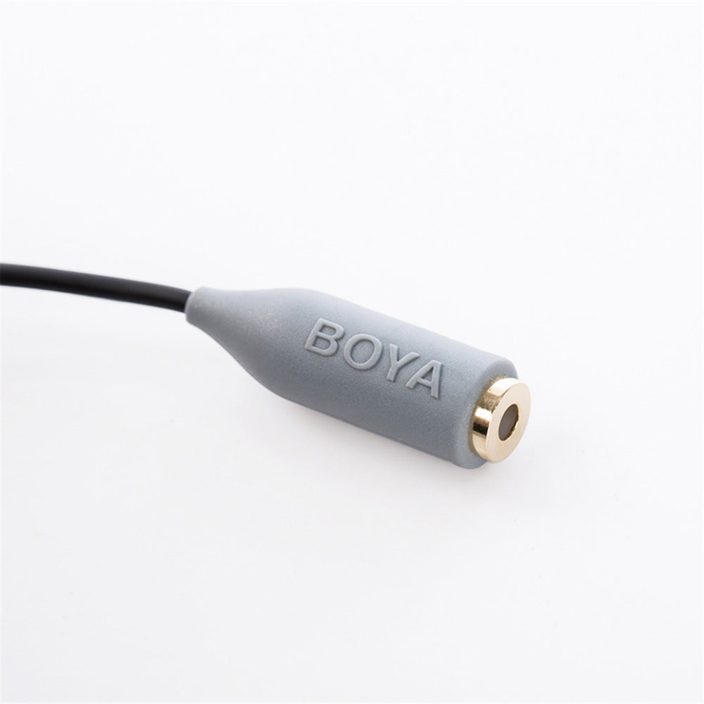 BOYA BY-CIP TRS to TRRS Adapter 3 Poles Female to 4 Poles Male Smart Audio phone Adapter