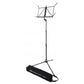 PROEL Die Hard Ultra-Light 3-Section Professional Music Stand with Sturdy Cast Steel Construction, Fully Collapsible with Clamp Locks and Tripod Base | DHMSS10