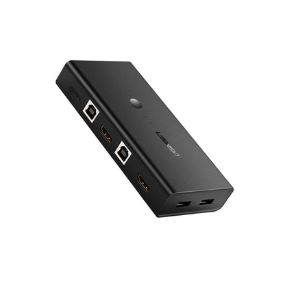[CLEARANCE] UGREEN 4K UHD 2-in-1 HDMI KVM Out Switch Box with USB 2.0 Ports for Computers, Projector, Monitor, TV | 50744