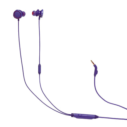 JBL Quantum 50 Wired In-Ear Gaming Headphones with Volume Slider and In-line Mic for Gaming Livestream