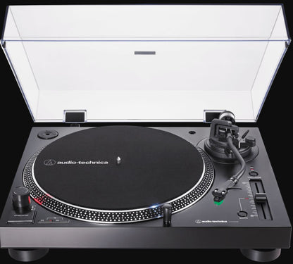 Audio-Technica AT-LP120XUSB Direct-Drive Turntable, Fully Manual, Hi-Fi, 3 Speed, Convert Vinyl to Digital, Anti-Skate and Variable Pitch Control (Analog & USB Silver)