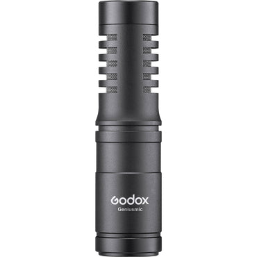 Godox Geniusmic Compact Directional Smartphone Microphone (3.5mm TRRS Connector) with Foam and Furry Windshield