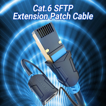 [CLEARANCE] Vention CAT6 Ethernet PVC Cable SSTP Patch 1000Mbps 250MHz Lan Network Wire Cord for Internet Router PC Modem (Available in 5M, 8M & 10M)