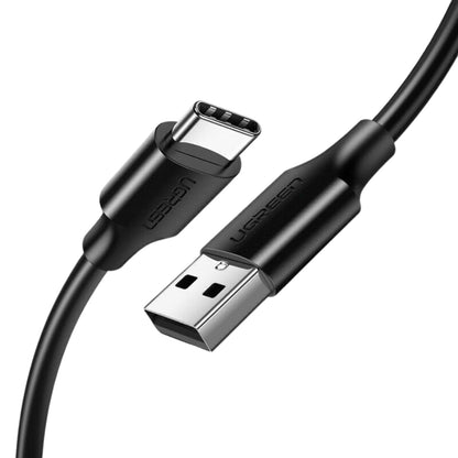 [CLEARANCE] UGREEN USB-A 2.0 Male to USB-C Male 3A Fast Charging Data Cable with Nickel Plating, 480Mbps Transfer Speed, Overvoltage Protection (Black) (3M) | 60826