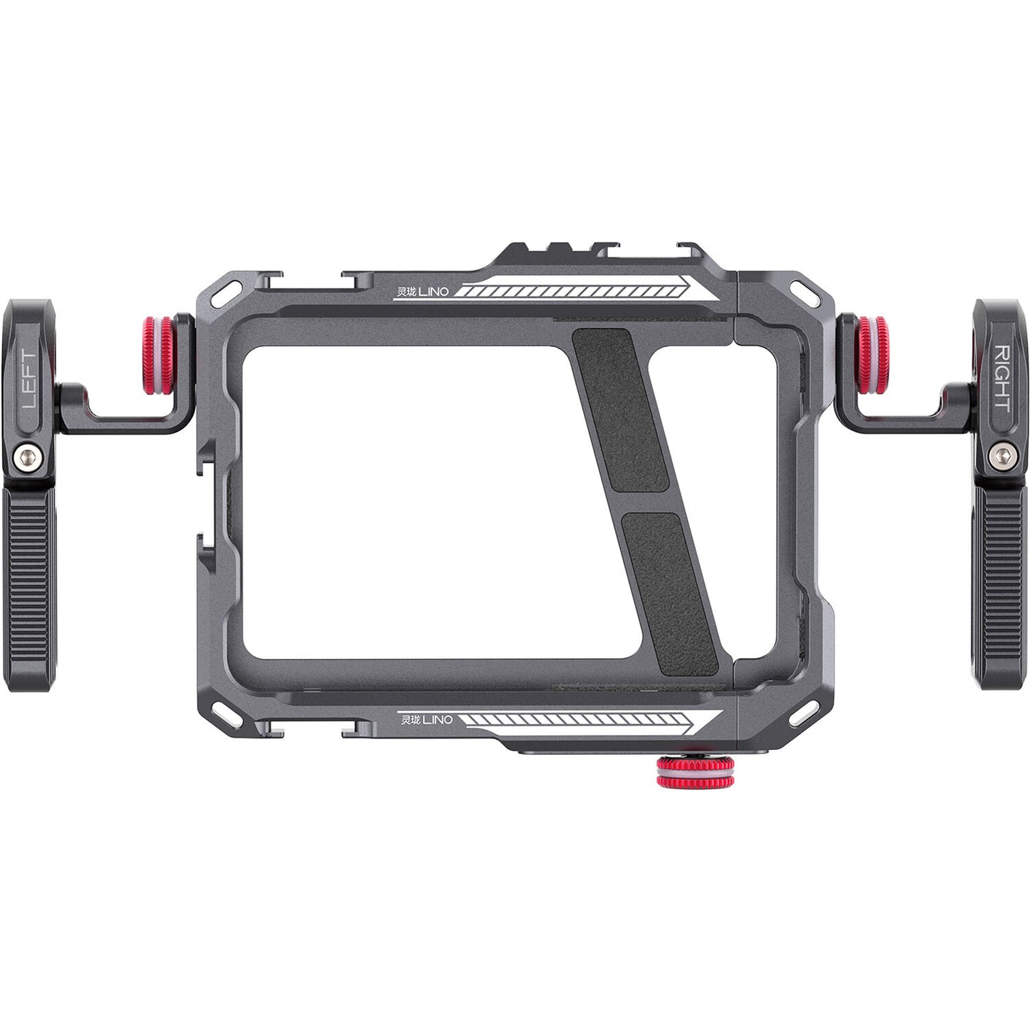 Ulanzi LINO Aluminum Smartphone Cage Dual Handle Rig 360 Adjustable with Cold Shoe, Rubber Gaskets for 5.4 to 6.7" Mobile Phones Vlogging Livestreaming