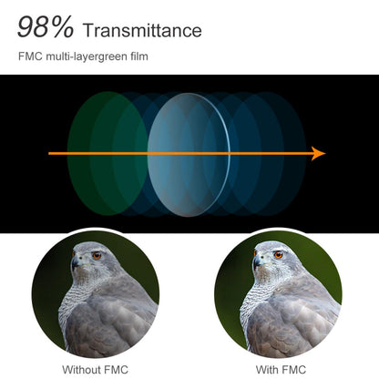 K&F Concept 12X50 Monocular Telescope with Smartphone Adapter, IP68 Waterproof, Anti-fog Bak-4 Prism Scope for Bird Watching, Hunting, Camping, Travelling, Wildlife