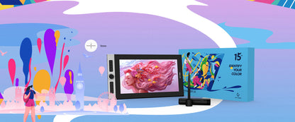 [CLEARANCE] XP-Pen Innovator 16 Anniversary Edition Graphic Display Tablet with 60 Degrees Tilt Function, 8 Customizable Shortcut Keys and 8192 Levels Pressure Sensitive PA5 Battery-Free Stylus for Digital Arts