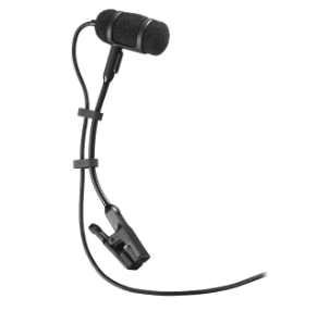 Audio Technica ATM350 Cardioid Condenser Clip-On Microphone with 3-Pin XLR Connection