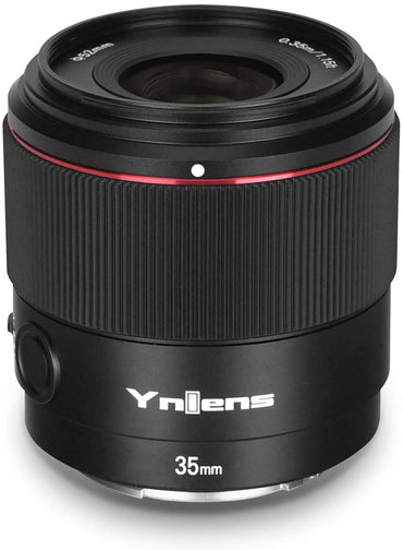 Yongnuo 35mm F2.0S DF DSM Auto Focus Wide Angle Prime Lens for Sony, F2 Large Aperture Full Frame APS-C for Sony E Mount Camera YN35MM