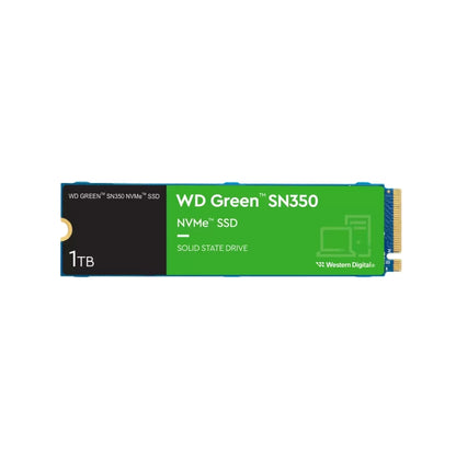 [CLEARANCE] Western Digital WD Green SN350 480GB M.2 NVMe SATA IIISSD Solid State Drive with 2.4GB/s Max Sequential Read Performance for PC Computer and Laptop | WDS480G2G0C