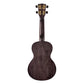 Mahalo Hano Series Concert Acoustic Ukulele 4 String Guitar with 16 Frets Transparent Black MH2TBK