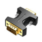 Vention VGA Adapter Coupler (Male to Male) 15 Pin 1080p 60Hz Gold-Plated for PC TV Monitor Projector (DDEBO)