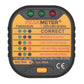 PeakMeter PM6860DR Automatic Electric 220V - 250V US Plug Socket Tester Diagnostic tool for Circuit Construction