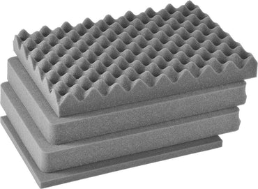 Pelican 1511 4 Piece Foam Set (1 Egg Crate, 2 Pick N Pluck, 1 Blank Bottom) Replacement for 1510 Carry On Hard Case