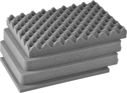 Pelican 1511 4 Piece Foam Set (1 Egg Crate, 2 Pick N Pluck, 1 Blank Bottom) Replacement for 1510 Carry On Hard Case