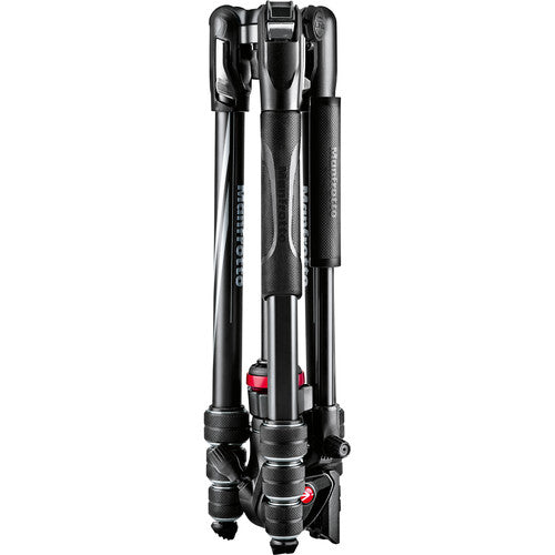 Manfrotto MVKBFR-LIVE BeFree Live Fluid Head with BeFree Aluminum Tripod System for Travelling, Vlogging, Photography