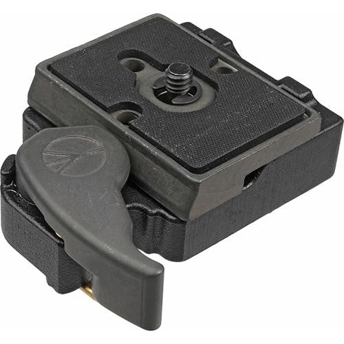Manfrotto 323 RC2 System Quick Release Adapter with 200PL-14 Plate for Point and Shoot Cameras, Spotting Scopes