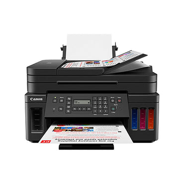 Canon PIXMA G7070 Wireless Refillable Inkjet Printer with 4800x1200DPI, 250 Max Tray Sheets, Double Sided Printing, LCD Display, Print, Scan, Copy and Fax