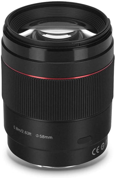 Yongnuo YN85MM F1.8S DF DSM Auto Focus Wide-Angle Prime Lens Full Frame APS-C Frame Portrait Lens Compatible with Sony E-Mount Camera