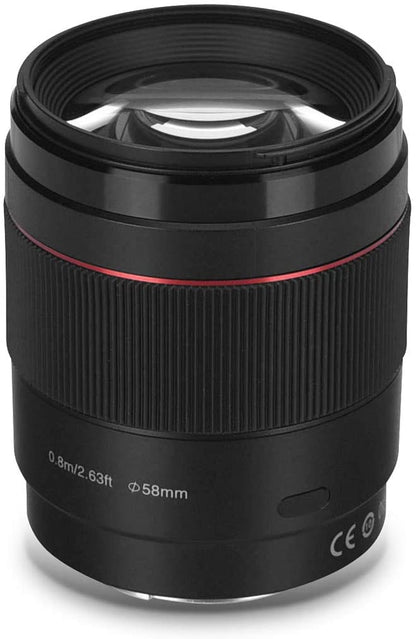 Yongnuo YN85MM F1.8S DF DSM Auto Focus Wide-Angle Prime Lens Full Frame APS-C Frame Portrait Lens Compatible with Sony E-Mount Camera