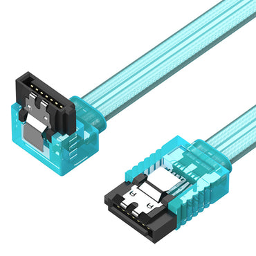 Vention SATA Cable 3.0 to Hard Disk Drive SSD HDD 6Gbps High-Speed Data Cable with Right-Angle /Straight Interface 0.5-Meters (KDD)