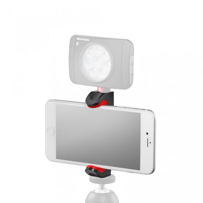 [CLEARANCE] Manfrotto MCPIXI Universal Smartphone Double Clamp Tripod Mount with Cold Shoe, Double Lock Mechanism, Multiple Attachments