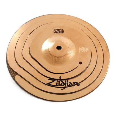 Zildjian Pre-Configured 10" Spiral & Dry Splash Cymbal Stack Limited Edition Visual Drums | PCS002