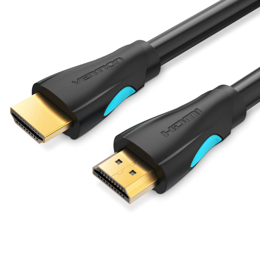 Vention 4K UHD HDMI Male to Male Cable with 16Gbps High Speed Ethernet and Dolby True Tune for PC, Mac and Home Theater (1M, 1.5M, 2M, 3M, 5M, 10M, 15M) | AAOB