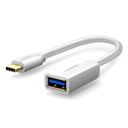 UGREEN High Speed OTG Male to USB-C 3.0 Female Cable (Black, White) External Accessories  | 3070