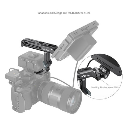 SmallRig Top Handle for Sony XLR-K1M, K2M, K3M and Panasonic DMW-XLR1 Adapter 3082