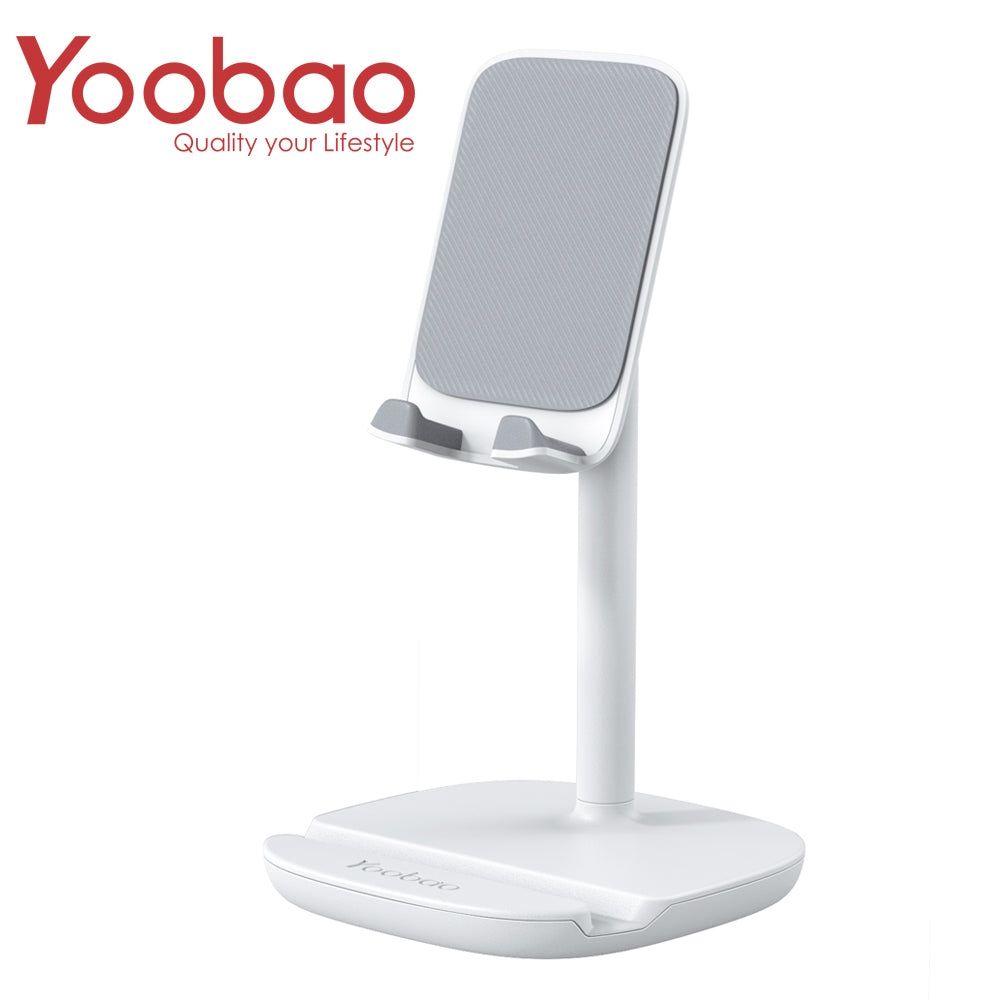 Yoobao B1 Desktop Phone and Tablet Stand Holder for All Smartphones and Tablets (Black, White)