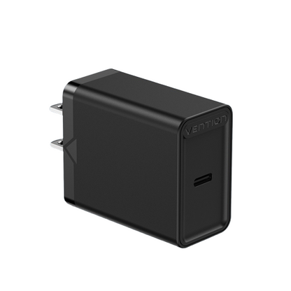[CLEARANCE] Vention USB-C Power Delivery Port Fast Charge AC Wall Charger for Phone Tablet and Other Devices (US Plug) (White) (20W)