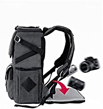 Eirmai Shockproof Waterproof Shoulder Travel Bag (fits 1 DSLR Camera, 4 lenses, Accessories) (EMB-SD06)