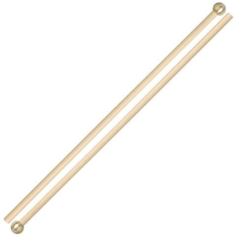 Vic Firth M144 Extra Hard Orchestral Small Round Brass Percussion Keyboard Mallets for Xylophone and Bells