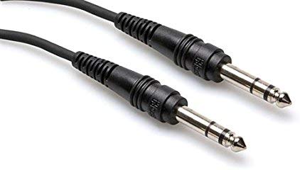 Hosa Technology CSS-105 Stereo 1/4 Male Phone to 1/4 Male Phone TRS Cable - 5'