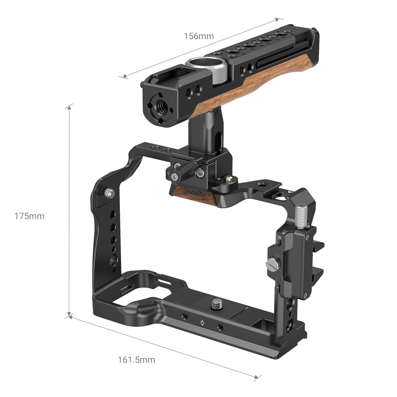 SmallRig Handheld Camera Kit with ARRI-Style Accessory Mounts, NATO Handle and Rail Support and Built-in Screw  for Sony FX3 Camera | Model - 3310