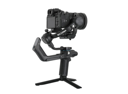 [CLEARANCE] FeiyuTech SCORP 3- Axis Handheld Gimbal Camera Stabilizer with 5.5lb Payload, Magic Wheel, Integrated Hanging Handle and 1.3" Touch Screen Display Features for DSLR and Mirrorless Camera