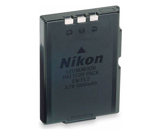 Pxel Nikon EN-EL2 3.7V Rechargeable Replacement Class A 1000mAh Battery for Nikon Coolpix 2500 Camera, Nikon Coolpix 3500 Camera, Nikon CoolPix SQ Camera