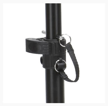 Samson SP100 Heavy Duty Speaker Stand with Adjustable Height up to 6' Feet Telescoping with Locking Latch