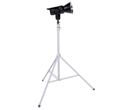 Phottix PX280W Air-Cushioned Light Stand 280cm / 110" Adjustable Extended Height and Aluminum and Powder Coated (White)