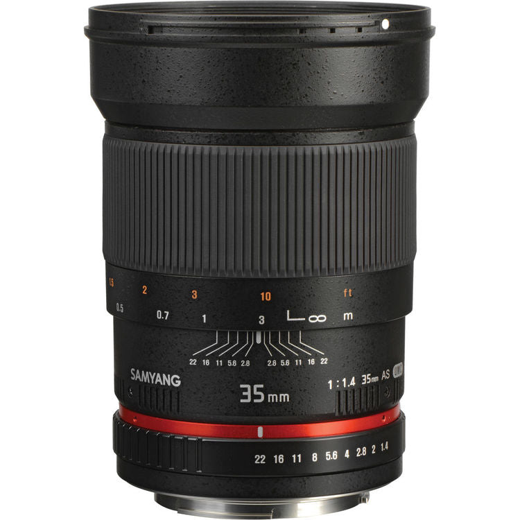 Samyang 35mm f/1.4 AS UMC Lens for Fujifilm X Mount Mirrorless Camera SY35M-FX