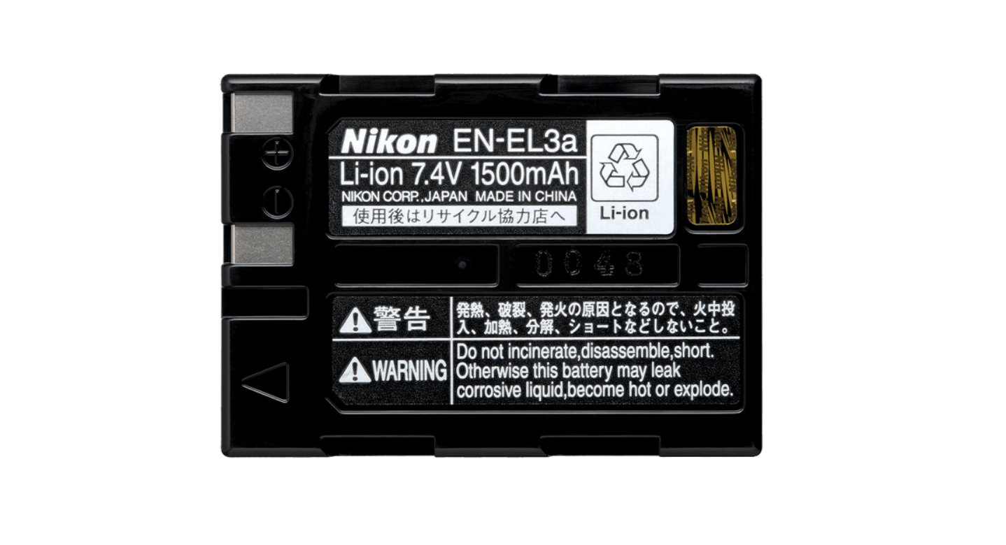 Pxel Nikon EN-EL3A 7.4v Rechargeable Li-ion Class A 1500 mAh Replacement Battery for Select Nikon DSLR Cameras