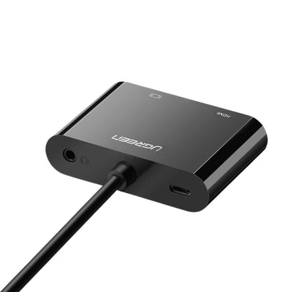 [CLEARANCE] UGREEN 4K 30Hz HDMI Male to VGA, HDMI, 3.5mm AUX Jack Converter for Audio-Video Synchronization | 40744